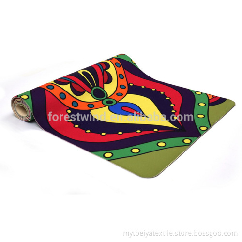 Solid Color Customized Health Life Printed PVC Yoga Mat